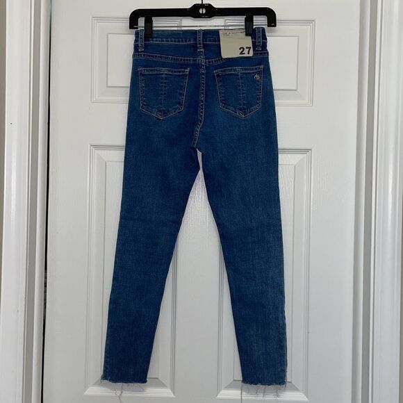 Rag & Bone Mid-Rise Ankle Skinny in Hampton - Picture 6 of 12